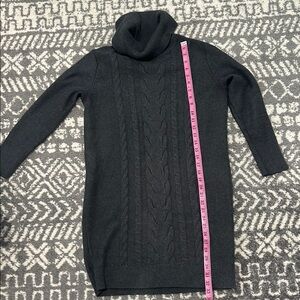 Women's Black Turtleneck Sweater